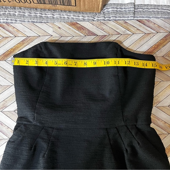LILLY PULITZER Black Textured Knit Strapless Short Dress Knee Length‎ Stretch - Picture 12 of 13